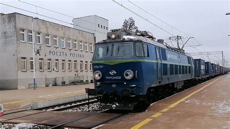 ET22 1137 Z Kontenerami PKP Cargo Gniezno YouTube