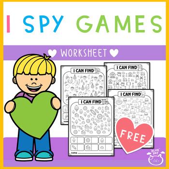 I Spy Games Free by The Blue Sky | TPT