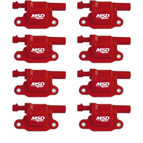 MSD 60151 Direct Ignition System Kit SBC BBC RED