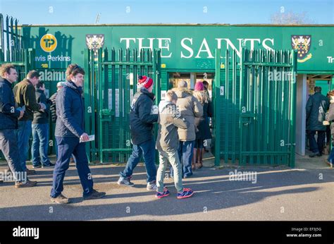 Back South Entrance To The Rugby Ground Of Northampton Saints