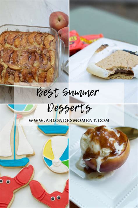 Best Summer Desserts - A Blonde's Moment