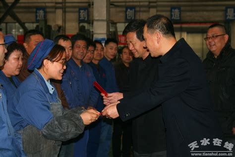 天水锻压：职工春节在岗 加班加点生产 图 天水在线