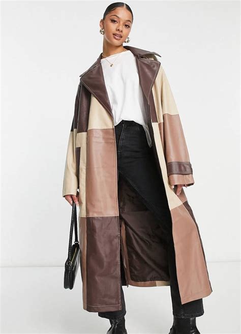 Best Leather And Faux Leather Trench Coats Long Short And More