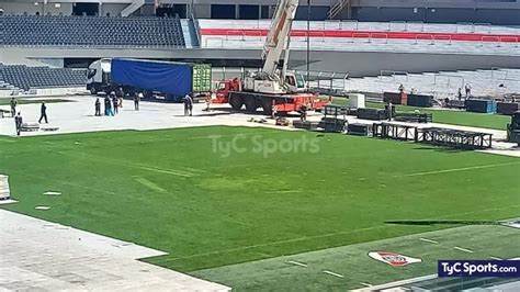 Cómo Quedó El Campo De Juego Del Monumental Tras El Recital De The Weeknd Tyc Sports