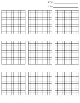 Insane hundredths grid printable | Aubrey Blog