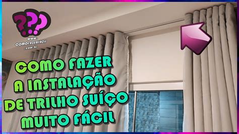 Dicas de como fixar TRILHO SUÍÇO para cortinas wave YouTube