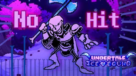 No Hit Undertale Icebound Papyrus Fight Youtube