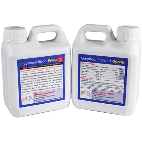 Blood Syrup Ardmore Greyhound Nutrition