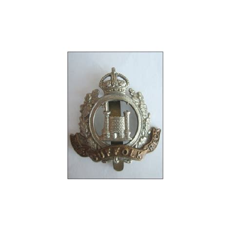 The Suffolk Regiment Volunteers Cap Badge