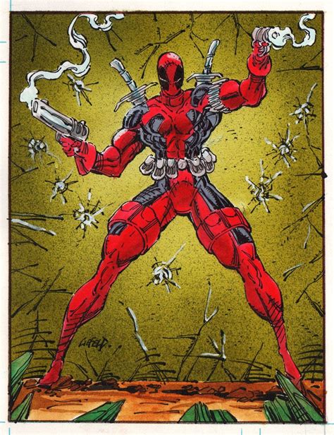 Deadpool By Rob Liefeld Deadpool Fane