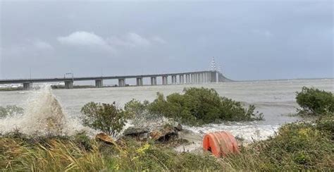 Le pont de Saint Nazaire a fermé à cause de la tempête Céline La