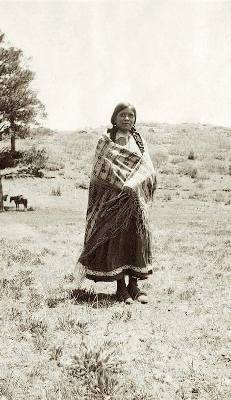 Mrs Vincenti Jicarilla Apache 1930 Dulce New Mexico Jicarilla