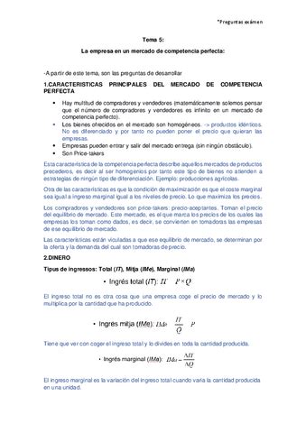 Tema 5 Fonaments DEconomia Pdf