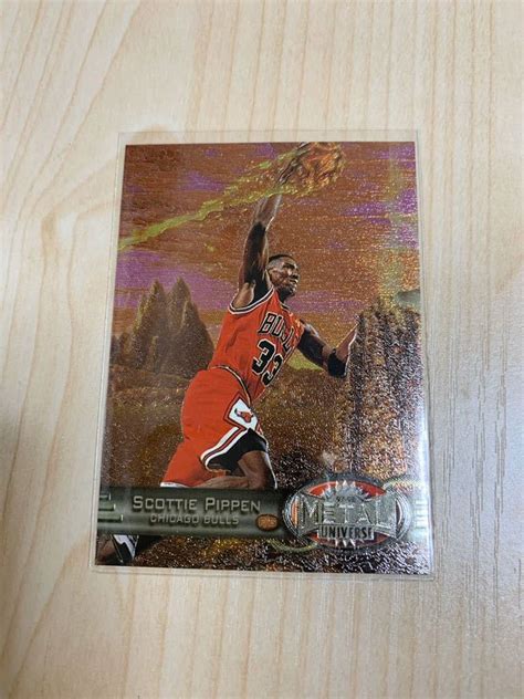 Nba Trading Card Scottie Pippen Skybox Metal Universe