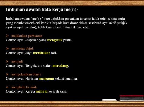 Pdf Imbuhan Awalan Kata Kerja Men Dokumen Tips