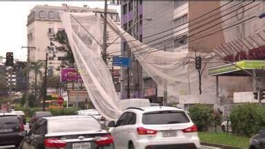 Meio Dia Paraná Curitiba Falta de energia afetou semáforos