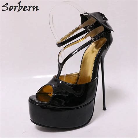 Sorbern Steel High Heel Sandals Women Cm Cm Cm Plus Size