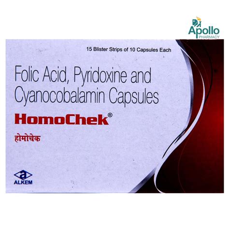 Homochek Capsule S Price Uses Side Effects Composition Apollo