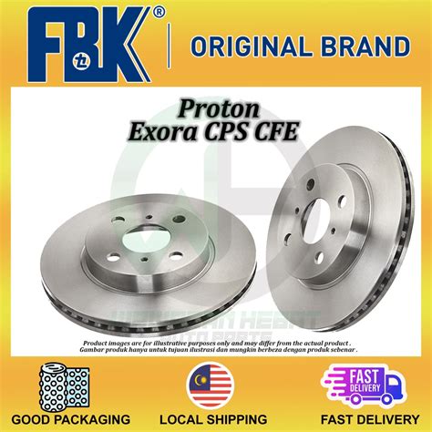 Proton Exora Cps Cfe Front Rear Heavy Duty Brake Disc Rotor Fbk