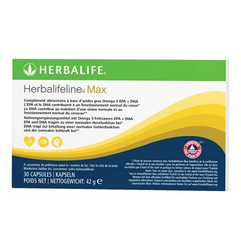 Herbalifeline Max Oméga 3 30 capsules Alimentaform l Produits