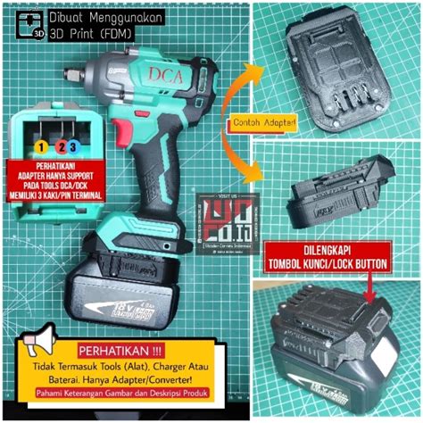 Jual Adapterconverter Baterai Lxt 18v Makita Utools Dcadck