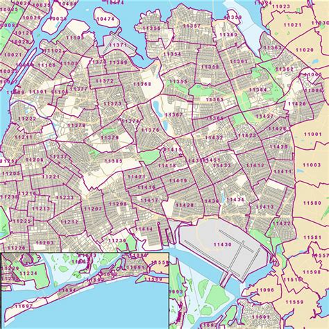 Crg Queens Zip Code Map