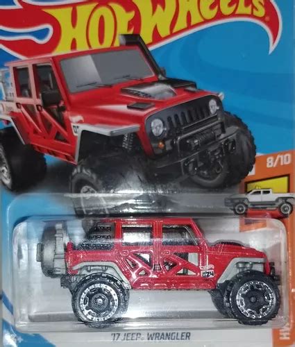 Jeep Wrangler Color Rojo Hot Wheels Env O Gratis