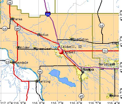 Caldwell, Idaho (ID) profile: population, maps, real estate, averages ...