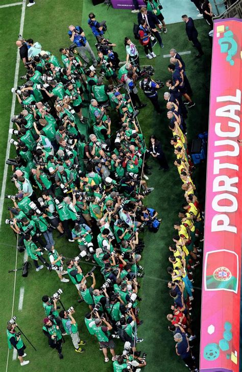 Fifa World Cup 2022 Cristiano Ronaldo Bench Photo From Portugal Vs