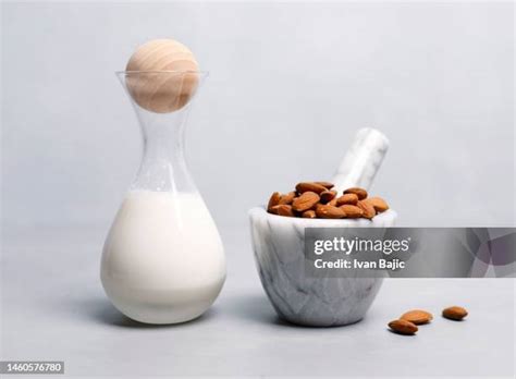 217 Almond Milk Products Stock Photos High Res Pictures And Images