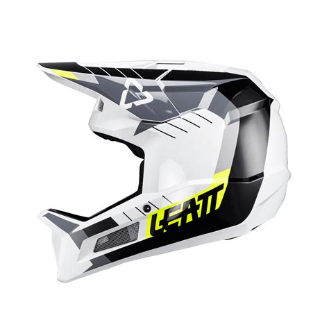 Leatt Helm Mtb Gravity White Black Fullface Helme Bmo Bike