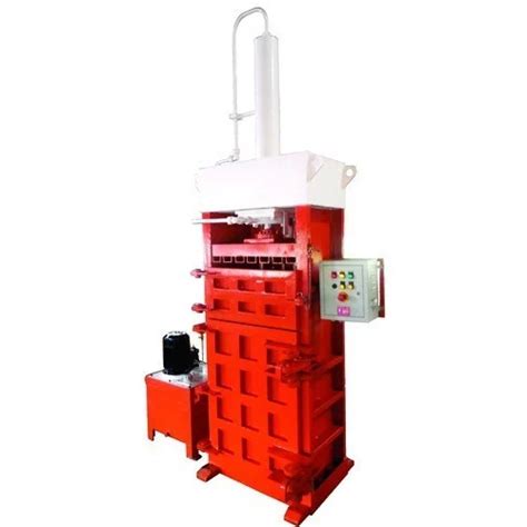 Orange Hydraulic Pet Bottle Baling Press Machine At Best Price In