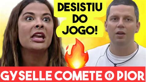 Gyselle Comete O Pior Em A Grande Conquista E Desiste Do Jogo Thiago