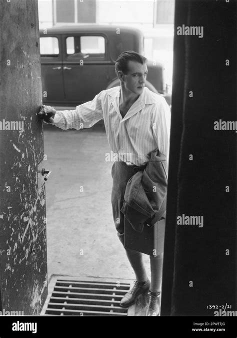 GARY COOPER Candid Portrait During Production Of A FAREWELL TO ARMS