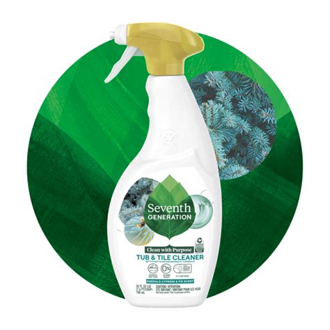 Tub And Tile Cleaner Emerald Cypress And Fir Seventh Generation