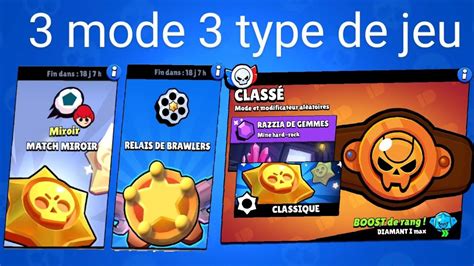 Je Joue Dans Les Nouveaux Mode De Jeu Brawl Stars A Par Le Class