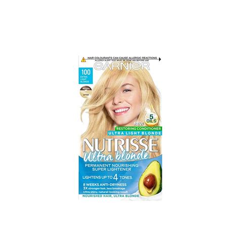 Garnier Nutrisse Ultra Blonde 100 Permanent Hair Dye ...