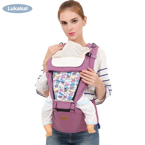 Free Hood+Bibs HipSeat Baby Carrier BackPack 1M 6M 12M 24M 36M Front ...