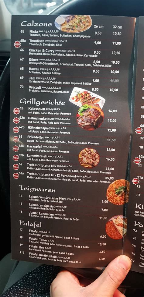 Speisekarte Von D Ner Treff Ahlerstedt Restaurant Ahlerstedt