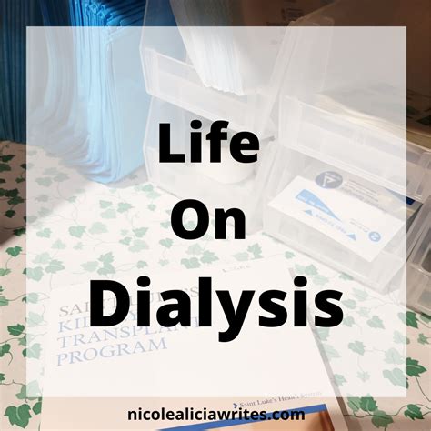 Life On Dialysis – Nicole Alicia