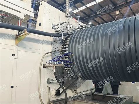 Hdpe Spiral Pipe Extrusion Line In Russia Beier Machinery