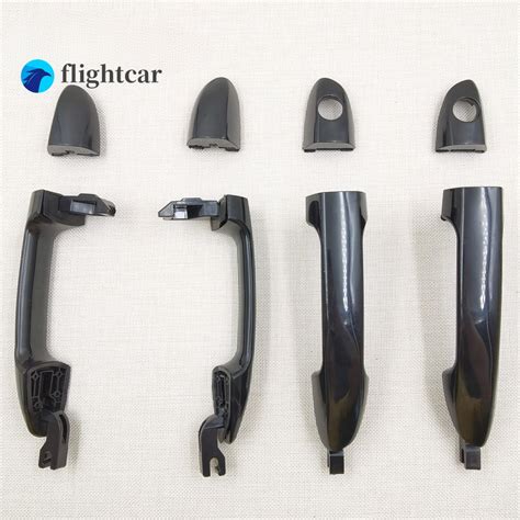 Flightcar Front Rear Exterior Outside Door Handle Black Lh Rh For Kia