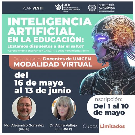 Curso Inteligencia Artificial Ia En La Educaci N Facultad De