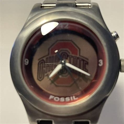 Fossil Accessories Ohio State Buckeyes Ncaa Stainlesssteel Kaleido