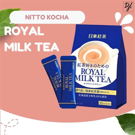 Jual Nitto Kocha Royal Milk Tea G Isi Stick Minuman Serbuk Teh