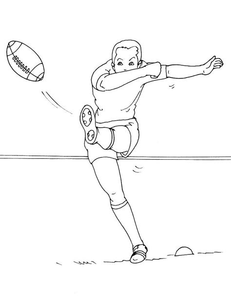 Dibujos De Pelota De Rugby Para Colorear Para Colorear Para Colorear