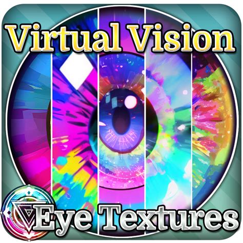 RAINBOW EYES Eye Textures For 3D Models VRM MMD Avatars Or VRCHAT