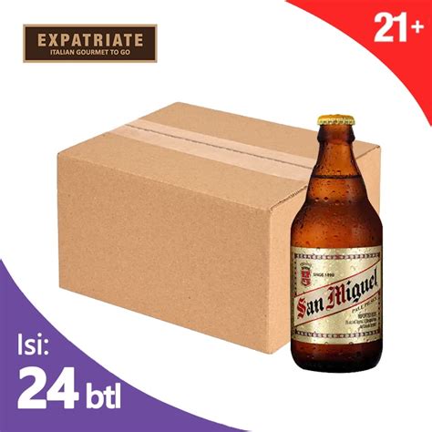 Jual San Miguel Pale Pilsener Pint 330ml 24pcs Shopee Indonesia