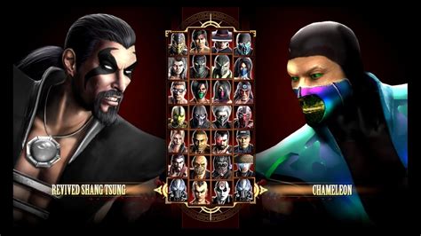 Mortal Kombat 9 Revived Shang Tsung Vs Chameleon DLC Skin Mod MK9 YouTube