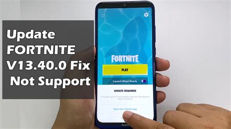 How To Update Fortniteapk V13400 Fix Devices Not Support Ictfix